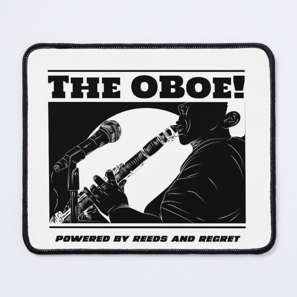 Item preview, The Oboe Powered By Reeds And Regret T-shirt designed and sold by BdawgsFactory.