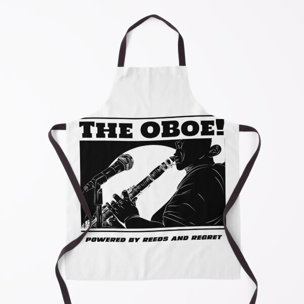 Item preview, The Oboe Powered By Reeds And Regret T-shirt designed and sold by BdawgsFactory.