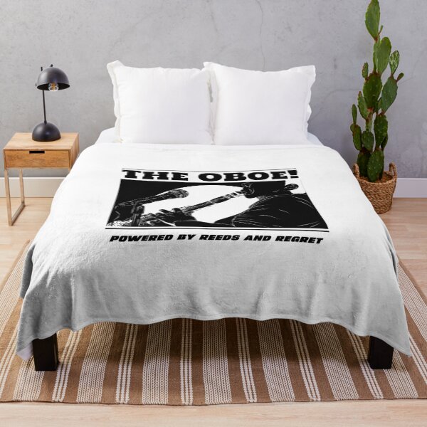 Item preview, The Oboe Powered By Reeds And Regret T-shirt designed and sold by BdawgsFactory.