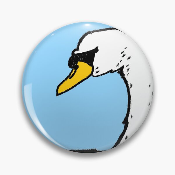 Item preview, Swan, Swans – Bold Pop Art - Bird art Illustration by GW-ART designed and sold by GWARTGB.