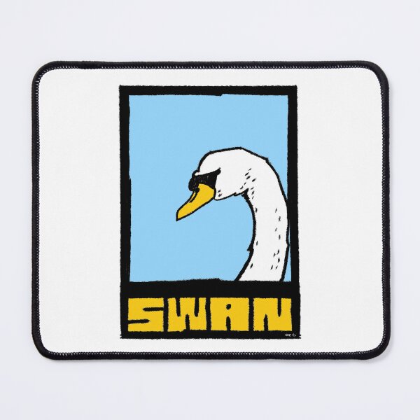 Item preview, Swan, Swans – Bold Pop Art - Bird art Illustration by GW-ART designed and sold by GWARTGB.