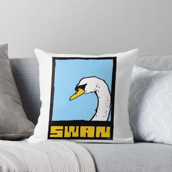 Item preview, Swan, Swans – Bold Pop Art - Bird art Illustration by GW-ART designed and sold by GWARTGB.