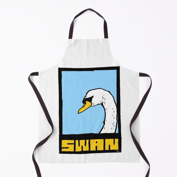 Item preview, Swan, Swans – Bold Pop Art - Bird art Illustration by GW-ART designed and sold by GWARTGB.
