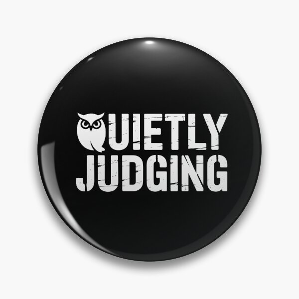 Item preview, Quietly Judging designed and sold by theartfulaspie.