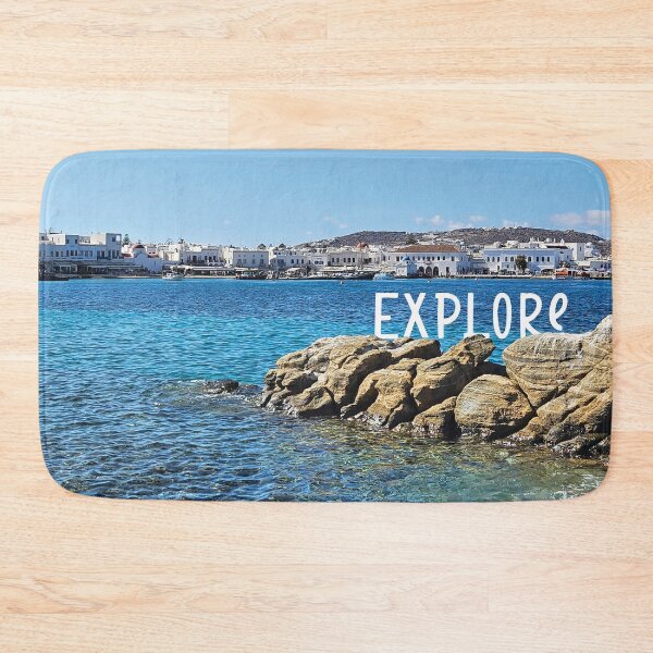 Item preview, Explore.... View from Mykonos looking over water designed and sold by CHASAcreative.