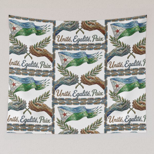 Item preview, Unité, égalité, Paix - Djibouti Unity and Peace Design designed and sold by DjibProp.