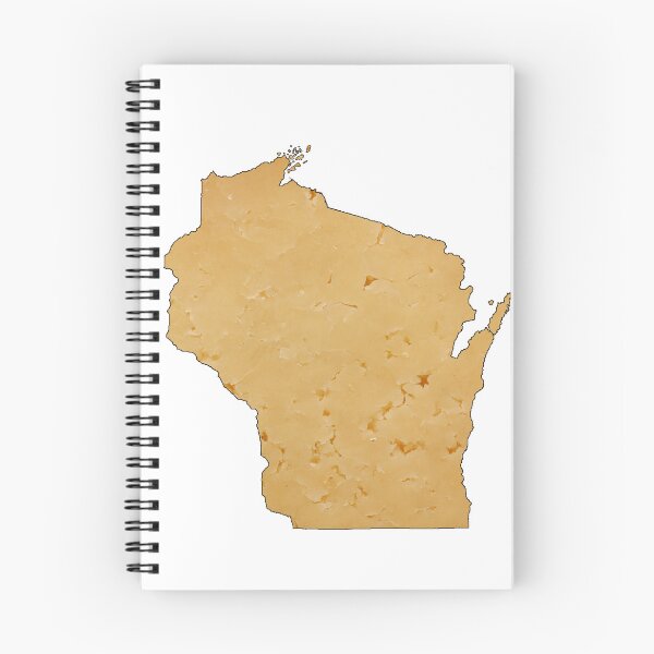 Item preview, Wisconsin Cheddar State Map designed and sold by bigbalddon.