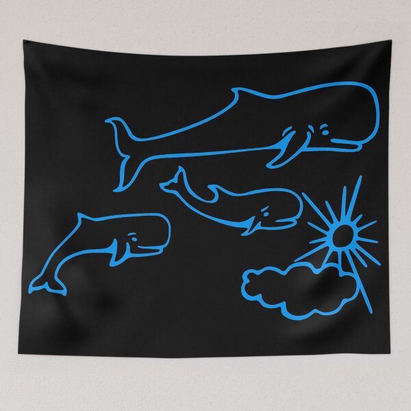 Item preview, Whales and Sun Tattoo by Robe of Extremoduro designed and sold by MobsProject.