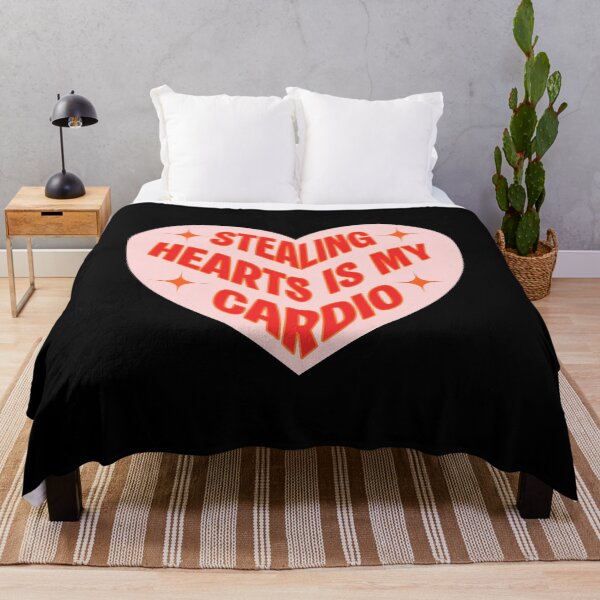 Item preview, Stealing Hearts Is My Cardio-Cute Retro Valentine Heart designed and sold by joleyjl.