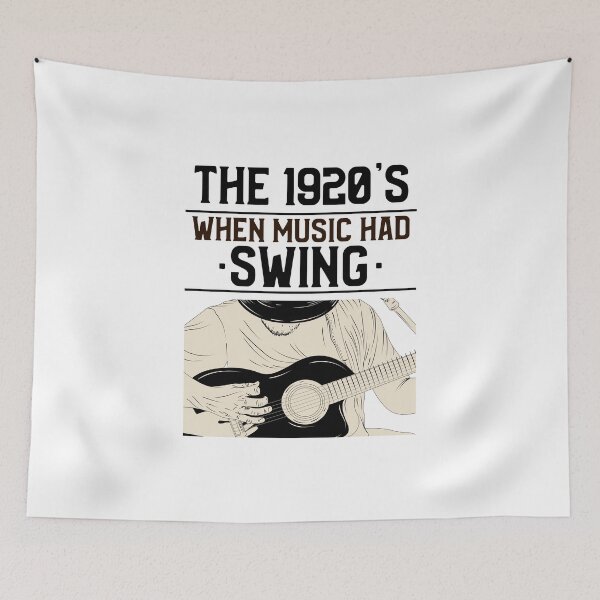 Item preview, The 1920's When Music Had Swing T-shirt designed and sold by BdawgsFactory.