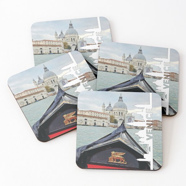 Item preview, Venice from a gondola... including a silhouette illustration of the city designed and sold by CHASAcreative.