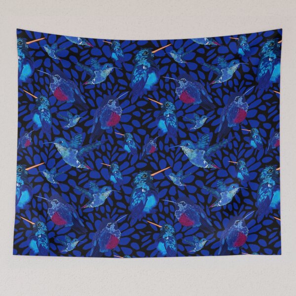 Item preview, Hummingbird Orbs-Blue designed and sold by deblevart.
