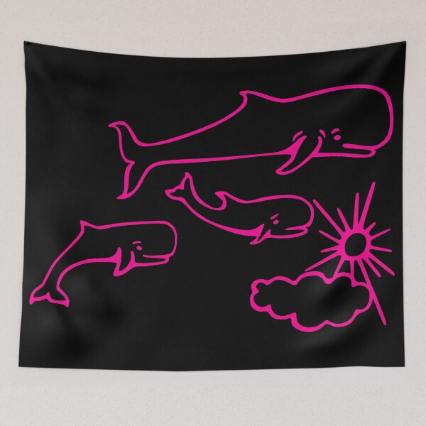 Item preview, Whales and Sun Tattoo by Robe of Extremoduro designed and sold by MobsProject.