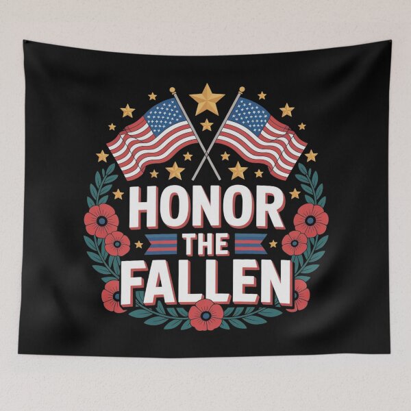 Item preview, Honor the Fallen – Memorial Day Design designed and sold by DreamOnShirts.