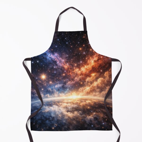 Item preview, Cosmic Horizon – Galactic Sunrise Over the Universe | Space Art designed and sold by RokaCircles.