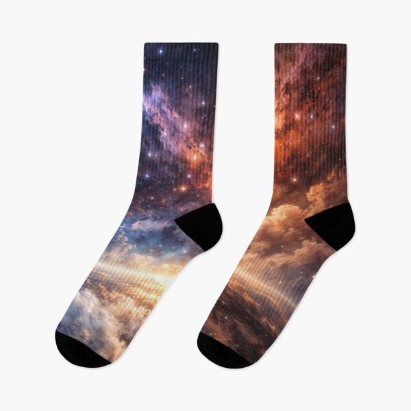 Item preview, Cosmic Horizon – Galactic Sunrise Over the Universe | Space Art designed and sold by RokaCircles.