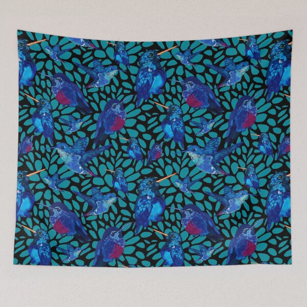 Item preview, Hummingbird Orbs-Teal designed and sold by deblevart.