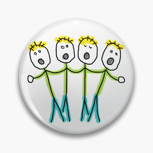 Item preview, A Cappella Stickmen designed and sold by Mark-Ewbie.