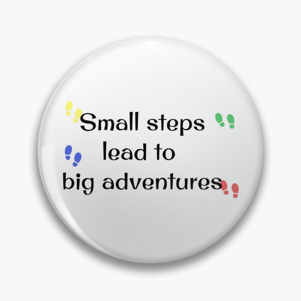 Item preview, Small steps lead to great adventures | The magic is within you | Daily optimistic quote designed and sold by dfly-creations.
