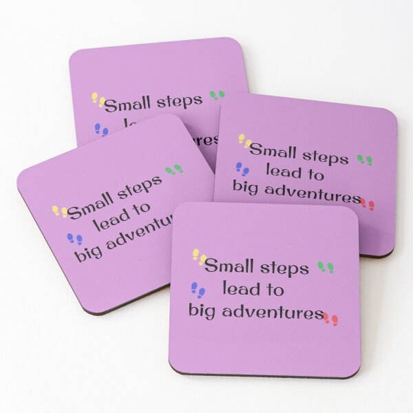 Item preview, Small steps lead to great adventures | The magic is within you | Daily optimistic quote designed and sold by dfly-creations.