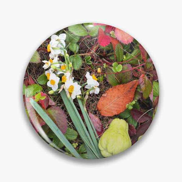 Item preview, 苺の葉、水仙、隼人瓜  Blessings from Garden, Dec. 2025 designed and sold by Ula Shibazaki.