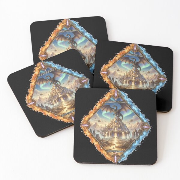 Item preview, Ares Legacy Edition: Dragon Citadel – Epic Fire & Ice Fantasy Art - Premium 2026/2027 Series designed and sold by AresForge.