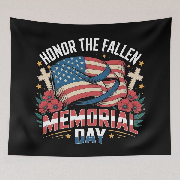 Item preview, Forever Remembered – Memorial Day Tribute Art designed and sold by DreamOnShirts.