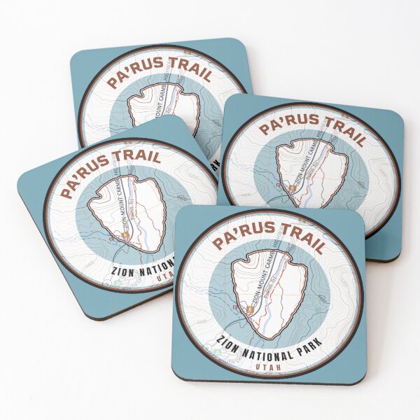 Item preview, Zion Souvenir Map - Pa'rus Trail designed and sold by Willz Designz.