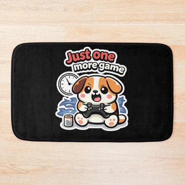 Item preview, Just One More Game – Funny Gamer Humor Design designed and sold by LucaVibeBrand.