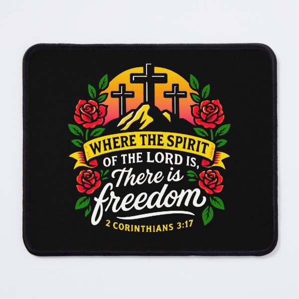 Item preview, 2 Corinthians 3:17 Where The Spirit Of The Lord Is There Is Freedom designed and sold by plushism.