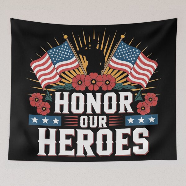 Item preview, Memorial Day – Honor and Remember Our Heroes designed and sold by DreamOnShirts.