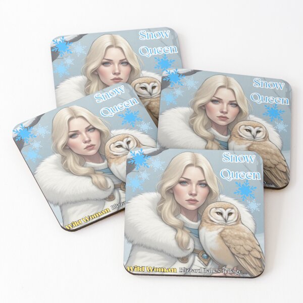 Item preview, Wild Woman Blizzard Babes Snow Queen Art Sticker designed and sold by WildWmnCreative.