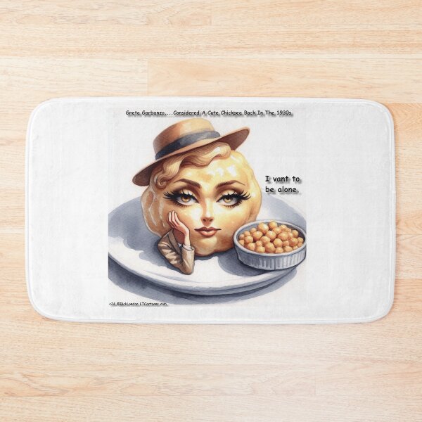 Item preview, Pretty Hot Chickpea: Hollywood’s Greta Garbanzo Cartoon designed and sold by Rick London Gifts.