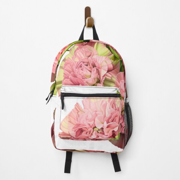 Item preview, Bouquet of Pink Carnations and Green Flower Buds Illustration designed and sold by CharlieDesings.