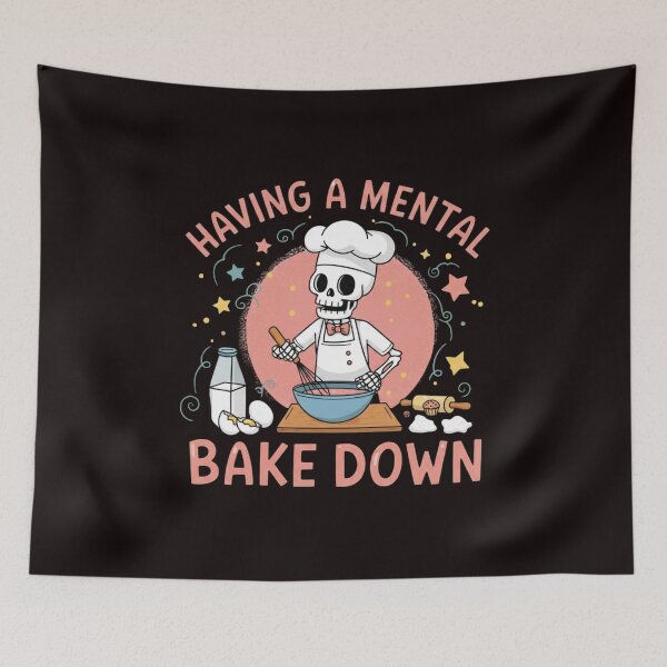 Item preview, Skeleton Chef Apron, Funny Halloween Baking Gift designed and sold by DesignDenDo ⭐⭐⭐⭐⭐.