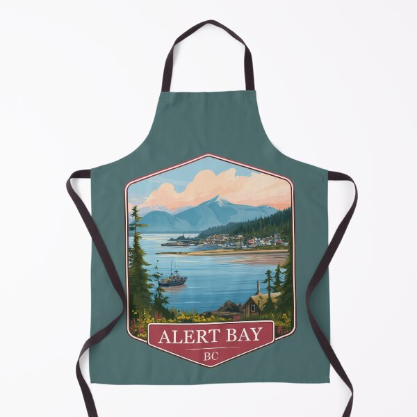 Item preview, Alert Bay British Columbia Cormorant Island Coastal Village Art BC designed and sold by meganohm.