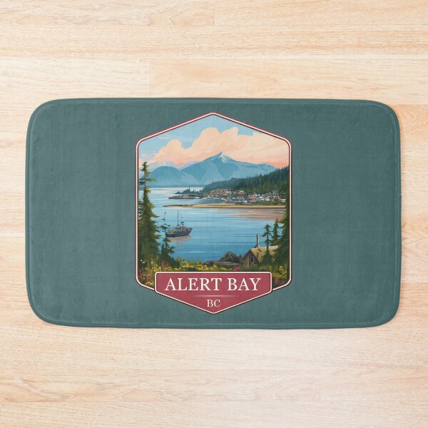 Item preview, Alert Bay British Columbia Cormorant Island Coastal Village Art BC designed and sold by meganohm.