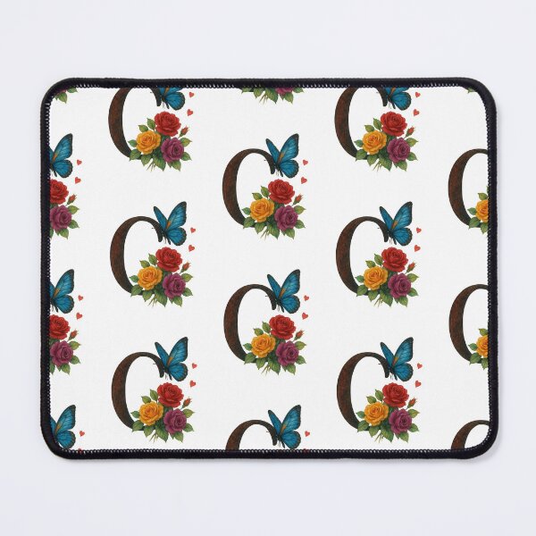 Item preview, Alphabet C with flowers and butterflies designed and sold by Shandiz Design.
