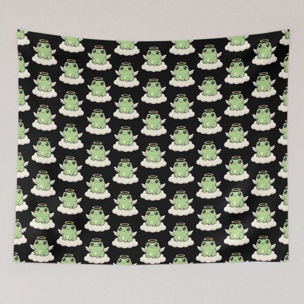 Item preview, Angel Mr. Frog – Cute Kawaii Baby Frog Angel T-Shirt designed and sold by harinshop ⭐⭐⭐⭐⭐.