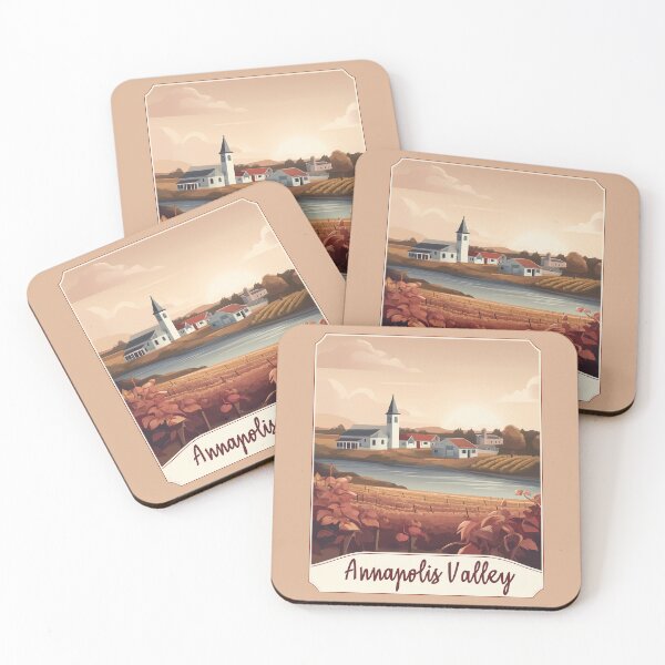 Item preview, Annapolis Valley Nova Scotia Vineyard Farm Landscape Canada NS Bay of Fundy designed and sold by meganohm.