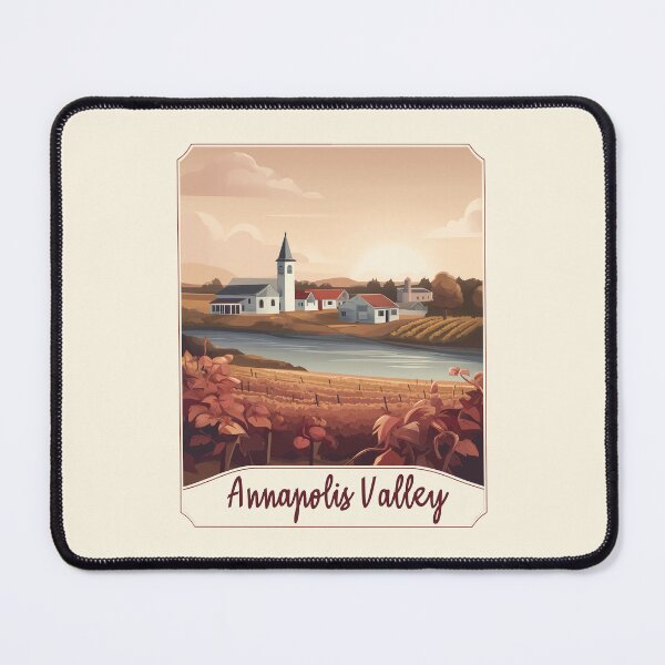 Item preview, Annapolis Valley Nova Scotia Vineyard Farm Landscape Canada NS Bay of Fundy designed and sold by meganohm.