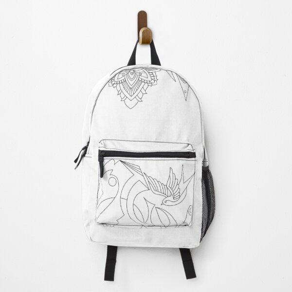 Item preview, Swallow Flight Mandala Line Art designed and sold by Color for Balance .
