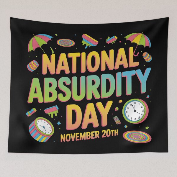 Item preview, National Absurdity day november 20th designed and sold by DreamOnShirts.