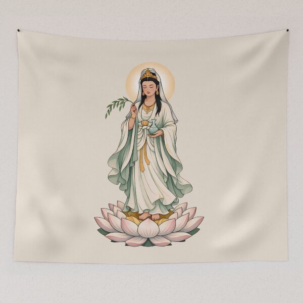 Item preview, Kwan Yin - Goddess of Compassion designed and sold by Myra365Art.