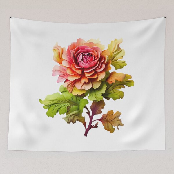 Item preview, Vibrant Neo-Baroque Floral Illustration designed and sold by CharlieDesings.