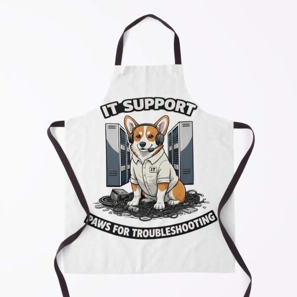 Item preview, Corgi IT Support - Paws for Troubleshooting Funny Corgi IT Gift designed and sold by Pulse & Paws | Pop Culture Tees and Stickers.