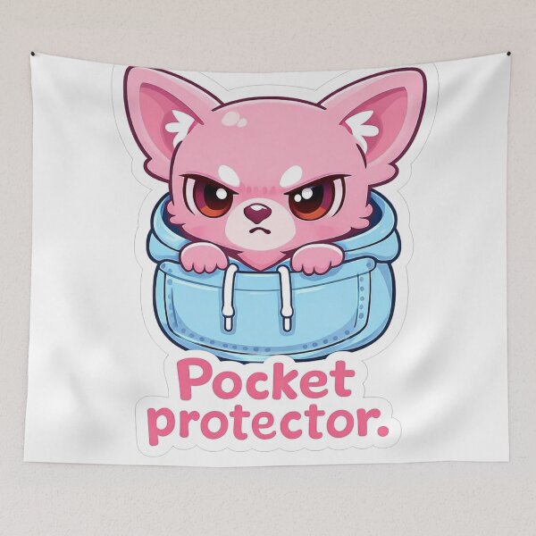 Item preview, Pocket Protector Angry Chihuahua designed and sold by Furvisors.