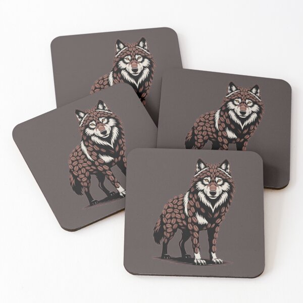 Item preview, Coffee Bean Wolf designed and sold by Artur-GrafiTee.