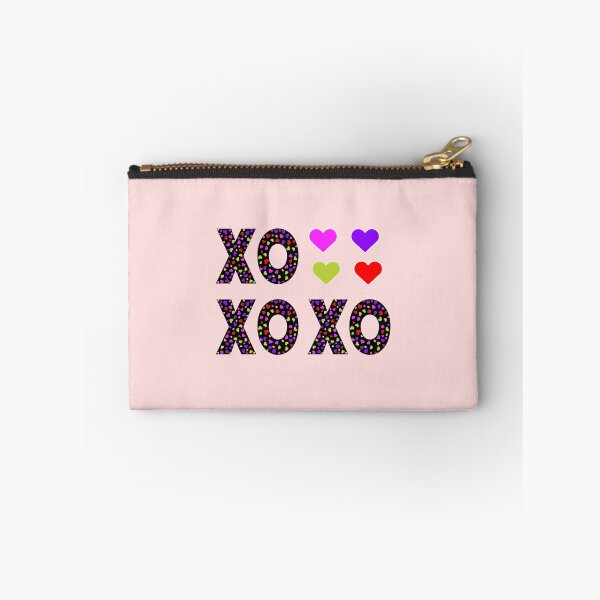 Item preview, Colorful Hearts XOXO Pattern – Retro Y2K Black and Neon Valentine's Design designed and sold by DeeLulu.
