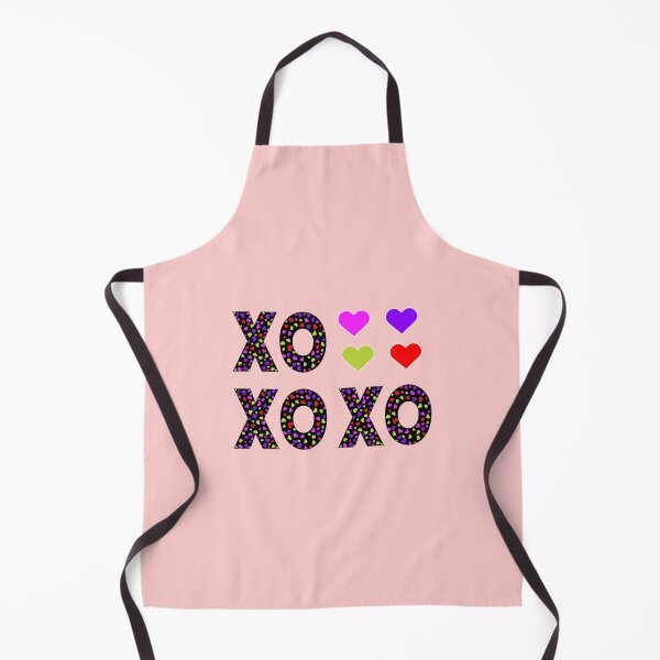 Item preview, Colorful Hearts XOXO Pattern – Retro Y2K Black and Neon Valentine's Design designed and sold by DeeLulu.